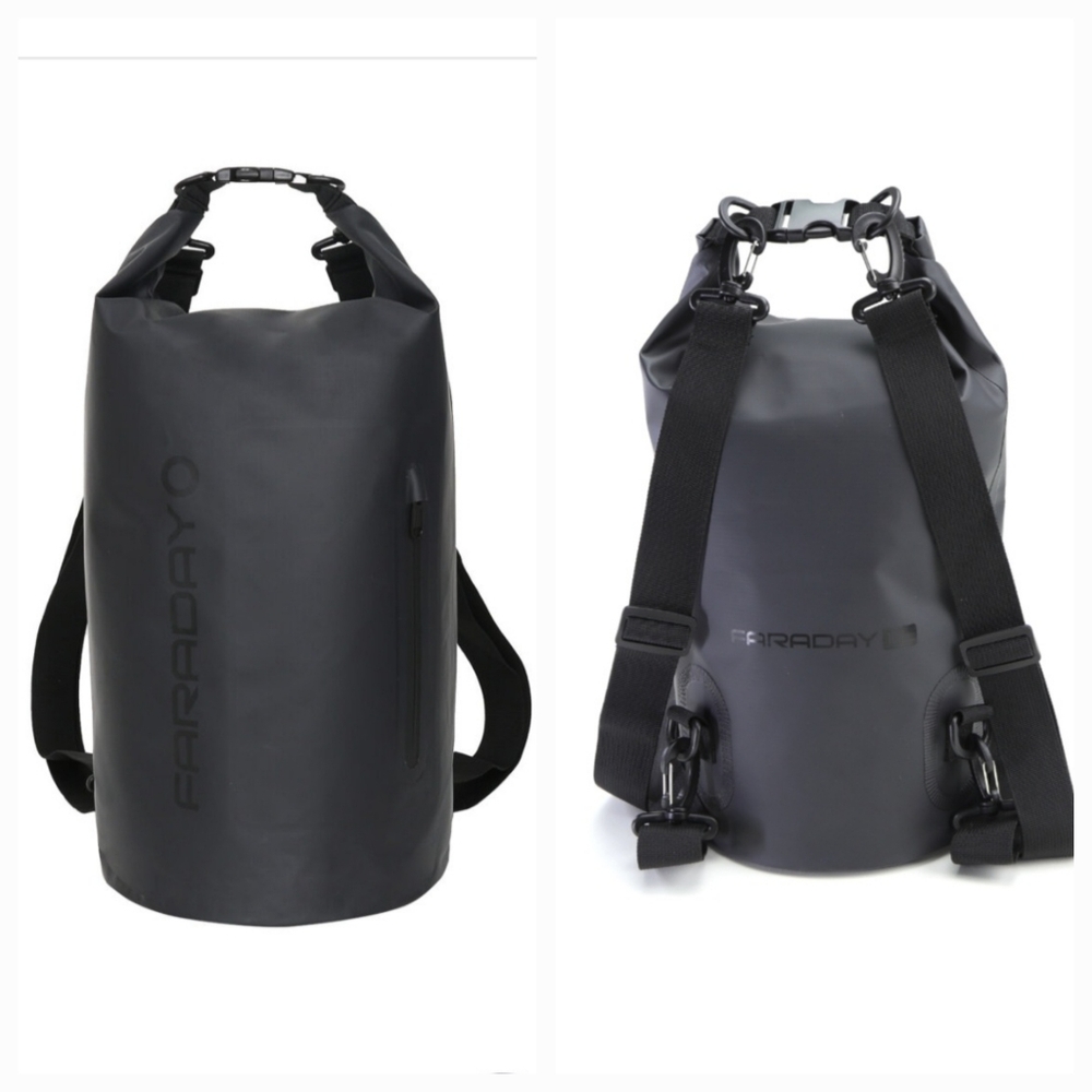 Faraday 10L Dry Bag Sling Pack Stealth Black